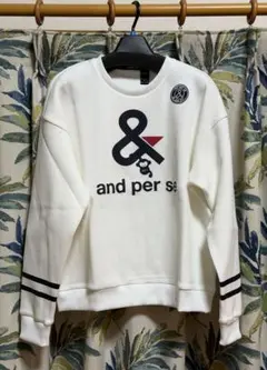 『and per se』 アンパスィ スウェット クルーネック