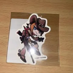 Crazy Raccoon ステッカー Makiba