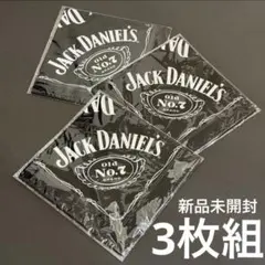 新品未開封*ジャックダニエルバンダナ3枚組ブラック　50cm×50cm
