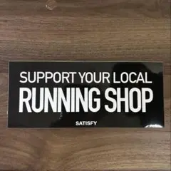 SATISFY RUNNING ステッカー