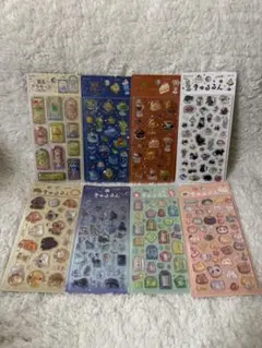 BGM 喫茶アラモード きゅるるんシール 8種セット