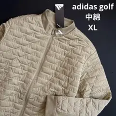 XL ベージュ新品19800円　アディダスゴルフ　女性キルト中綿ジャケット