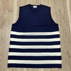 ◆Paul Smith LONDON ニット ベスト 綿 サイズL R-6132