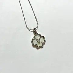 クローバー 四つ葉 シルバーネックレス