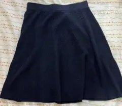 earth music&ecology ネイビー ニットスカート Sサイズ