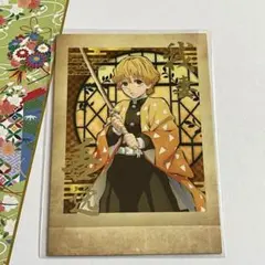 鬼滅の刃 ぱしゃこれ 我妻善逸 箔押し レア