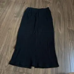 CIAOPANIC TYPY リブニットスカート XL ブラック