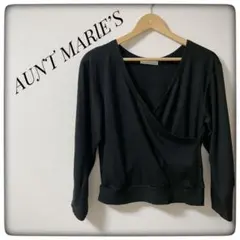 美品！アントマリーズ　カシュクール風ドレープカットソー　サイズFREE
