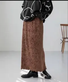 シャイニーベロアタイトスカート LOWRYS FARM