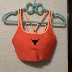 Under Armour Project Rock ブラトップ オレンジのサムネイル