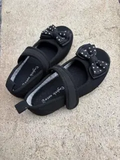 リボン付き ブラックフォーマルシューズ 17