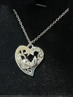 スティッチ　ネックレス　シルバーカラー