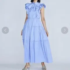DOUBLE STANDARD CLOTHING フリル ティアード ワンピース
