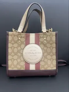 COACH ショルダーバッグ ストライプデザイン