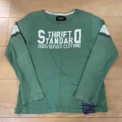 定価3,900円　セブンブリッジで購入　長袖Tシャツ　120㎝　グリーン