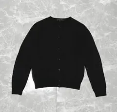 美品✨️ANAYI シルク100% シンプルカーディガン ブラック サイズ38