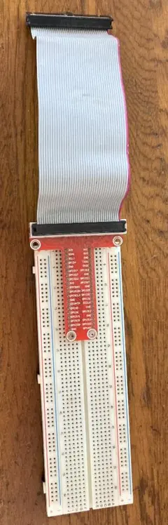 ブレッドボード接続用拡張基板 フラットケーブル付き
