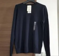 新品未使用タグ付きユニクロのエクストラファインメリノクルーネックセーター