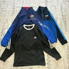 スポーツウェア まとめ売り 3点160（adidas / FCバルセロナ他)