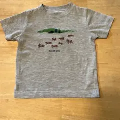 【レア商品】mont-bell 奈良限定Tシャツ 100cm グレー