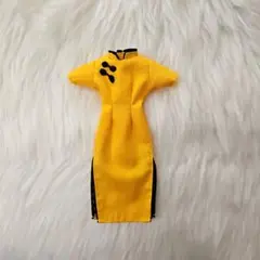 リカちゃん服　チャイナ服　黄色黒