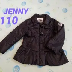 Sister JENNY ブラックダウンコート 中綿コート 110