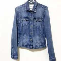 ZARA ザラ　ジージャン　デニム　Gジャン　ダメージ加工　S