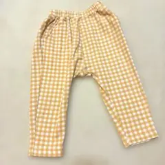 サマナルパンツ GU オレンジチェック