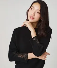 【新品・未使用】COUP DE CHANCE クードシャンス　刺繍ニットトップス