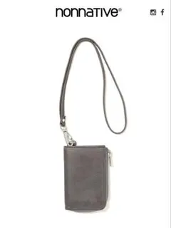 nonnative DWELLER NECK WALLET LEATHER