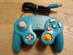 ゲームキューブ　純正コントローラー　 エメラルドブルー