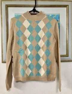 カシミア100%　長袖ニット