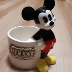 陶器製 ミッキーマウス 小物入れ ペン立て