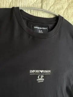 美品　cp company　アルマーニ　コラボ　Tシャツ　L　ブラック