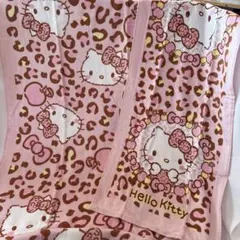 しまむらハッピーバッグキティタオルセットヒョウ柄