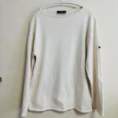 フランス製 セントジェームス バスクシャツ 生成り アイボリー T6 XL