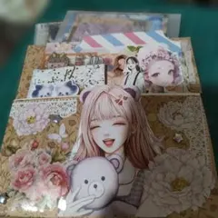 ♦おすそ分け♦コラージュローデッドペーパーバッグ＆おまけ付き