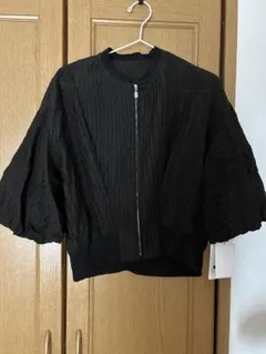 ブラック バルーンスリーブ ブルゾン　kokia セール　 最終価格