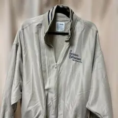 JaVa. ベージュ ジャンパー ストライプ襟