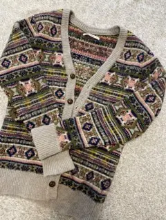 レディースニット　カーディガン RAGEBLUE L