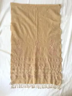m*n様 ne Quittez pas ヌキテパ　刺繍ストール　サーモンピンクのサムネイル