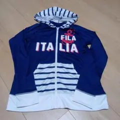 FILA ラッシュガード 150センチ　水陸両用　パーカー　マリン柄