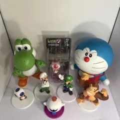 マリオ フィギュア ドラえもん ビッグソフビ 8体 まとめ売り