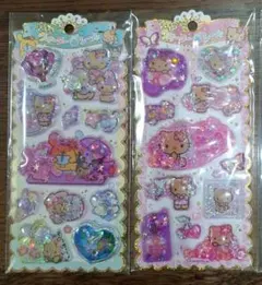 キラキラウォーターシール　2枚セット