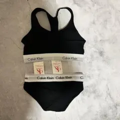 Calvin Klein CK 新品 ロゴバンド 上下セット S