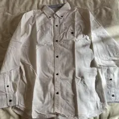 ホワイト 長袖シャツ L