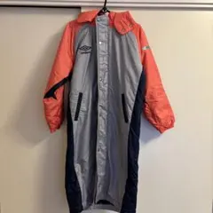 umbro ベンチコート オレンジ/グレー
