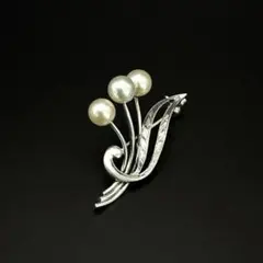MIKIMOTO ミキモト ブローチ アコヤ真珠 ブーケ 皇室御用達ブランド