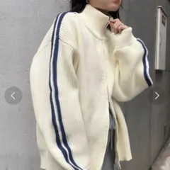 CIAOPANIC TYPY ライン　ニット　ジャケット