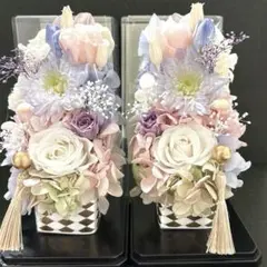1対♡プリザーブドフラワー♡仏花♡お供え花♡アレンジ